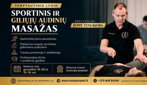 Tarptautinio lygio sportinis ir giliųjų audinių masažas - 2026-12-19